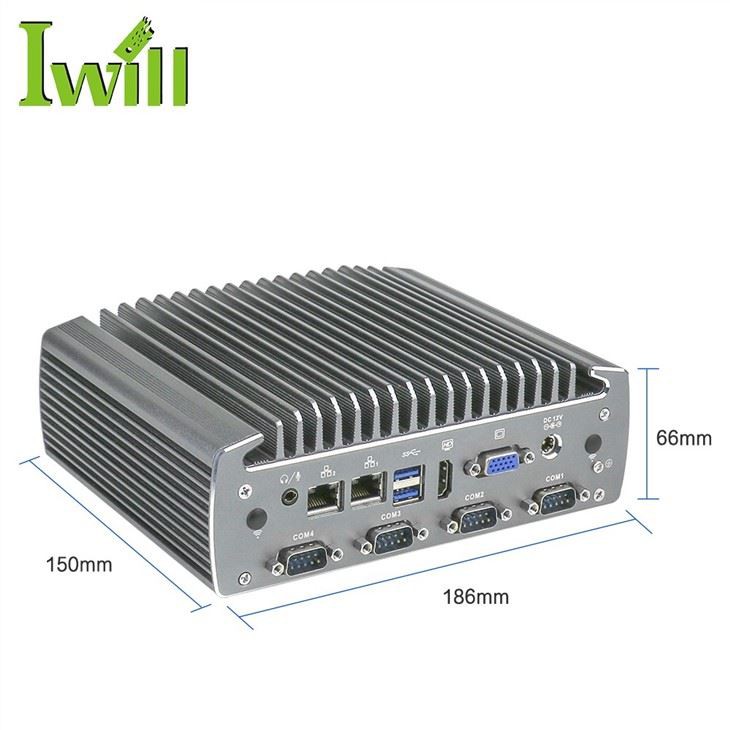 Fanless Industrial PC Windows 10