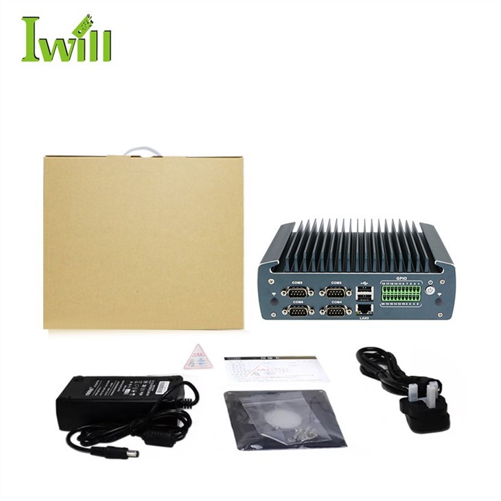 J6412 Industrial Fanless PC 3x I226v-2.5G Lan